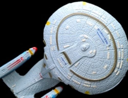 Strange. You Never See Captain Kirk with a Stack of Paper.